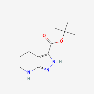 Tert-butyl 4,5,6,7-tetrahydro-2H-pyrazolo[3,4-b]pyridine-3-carboxylate