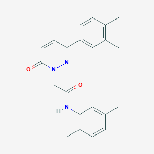 N-(2,5-dimethylphenyl)-2-[3-(3,4-dimethylphenyl)-6-oxopyridazin-1-yl]acetamide