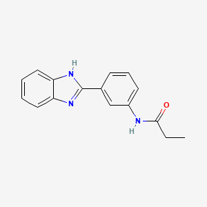 N-(3-(1H-benzo[d]imidazol-2-yl)phenyl)propionamide
