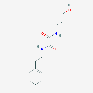 N1-(2-(cyclohex-1-en-1-yl)ethyl)-N2-(3-hydroxypropyl)oxalamide