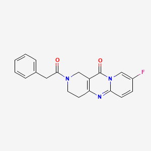 8-fluoro-2-(2-phenylacetyl)-3,4-dihydro-1H-dipyrido[1,2-a:4',3'-d]pyrimidin-11(2H)-one