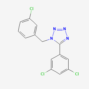 1-(3-chlorobenzyl)-5-(3,5-dichlorophenyl)-1H-1,2,3,4-tetraazole