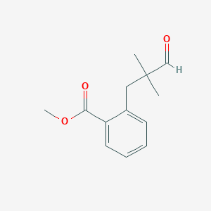 molecular formula C13H16O3 B2978690 Methyl 2-(2,2-dimethyl-3-oxopropyl)benzoate CAS No. 2248369-33-5