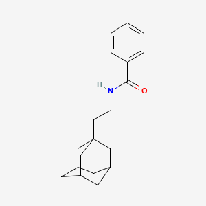 molecular formula C19H25NO B2978695 N-[2-(adamantan-1-yl)ethyl]benzamide CAS No. 433311-37-6