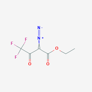 molecular formula C6H5F3N2O3 B2978739 Ethyl 2-diazo-4,4,4-trifluoro-3-oxobutanoate CAS No. 18955-75-4