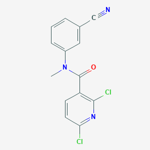 2,6-dichloro-N-(3-cyanophenyl)-N-methylpyridine-3-carboxamide