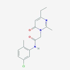 N-(5-chloro-2-methylphenyl)-2-(4-ethyl-2-methyl-6-oxopyrimidin-1(6H)-yl)acetamide
