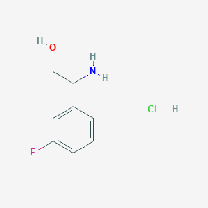 B2978900 2-Amino-2-(3-fluorophenyl)ethanol hydrochloride CAS No. 1311314-06-3