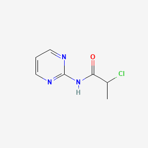 2-Chloro-N-(pyrimidin-2-yl)propanamide