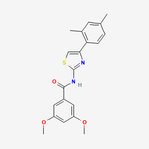 N-[4-(2,4-dimethylphenyl)-1,3-thiazol-2-yl]-3,5-dimethoxybenzamide