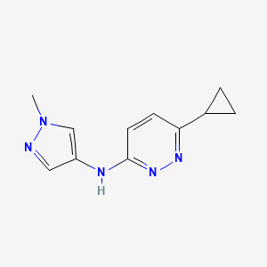 6-cyclopropyl-N-(1-methyl-1H-pyrazol-4-yl)pyridazin-3-amine