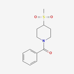 (4-(Methylsulfonyl)piperidin-1-yl)(phenyl)methanone