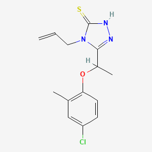 4-allyl-5-[1-(4-chloro-2-methylphenoxy)ethyl]-4H-1,2,4-triazole-3-thiol
