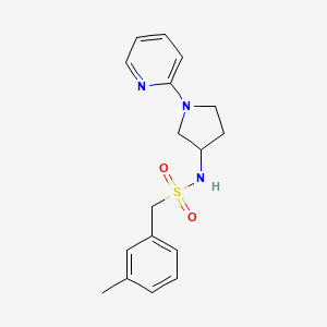 N-(1-(pyridin-2-yl)pyrrolidin-3-yl)-1-(m-tolyl)methanesulfonamide