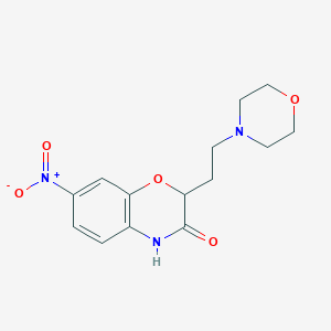 2-(2-morpholinoethyl)-7-nitro-2H-1,4-benzoxazin-3(4H)-one