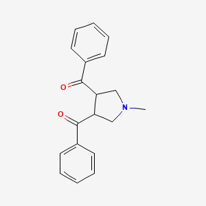 molecular formula C19H19NO2 B2978947 3,4-dibenzoyl-1-methylpyrrolidine CAS No. 551921-53-0