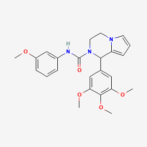 N-(3-methoxyphenyl)-1-(3,4,5-trimethoxyphenyl)-3,4-dihydropyrrolo[1,2-a]pyrazine-2(1H)-carboxamide