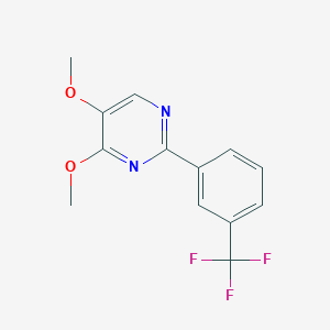 4,5-Dimethoxy-2-[3-(trifluoromethyl)phenyl]pyrimidine