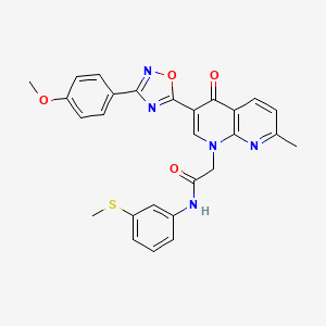N-(3-ethylphenyl)-2-[3-(4-fluorophenyl)-7-oxoisothiazolo[4,5-d]pyrimidin-6(7H)-yl]acetamide