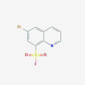 molecular formula C9H5BrFNO2S B2979058 6-Bromoquinoline-8-sulfonyl fluoride CAS No. 2138426-76-1