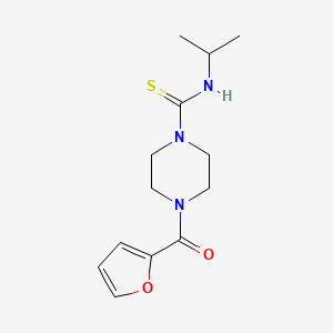 2-Furyl 4-(((methylethyl)amino)thioxomethyl)piperazinyl ketone