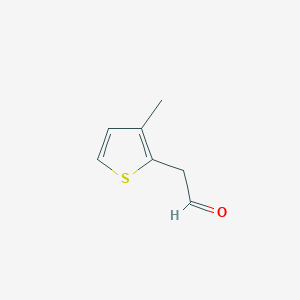 molecular formula C7H8OS B2979118 2-(3-Methylthiophen-2-yl)acetaldehyde CAS No. 1344058-53-2