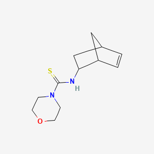 B2979150 N4-bicyclo[2.2.1]hept-5-en-2-ylmorpholine-4-carbothioamide CAS No. 681258-33-3