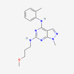 N~6~-(3-methoxypropyl)-1-methyl-N~4~-(2-methylphenyl)-1H-pyrazolo[3,4-d]pyrimidine-4,6-diamine