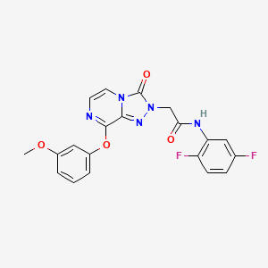 molecular formula C20H15F2N5O4 B2979418 N-(2,5-difluorophenyl)-2-[8-(3-methoxyphenoxy)-3-oxo-2H,3H-[1,2,4]triazolo[4,3-a]pyrazin-2-yl]acetamide CAS No. 1251602-64-8