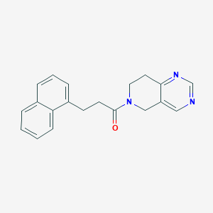 B2979654 1-(7,8-dihydropyrido[4,3-d]pyrimidin-6(5H)-yl)-3-(naphthalen-1-yl)propan-1-one CAS No. 1797142-76-7