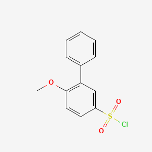 4-Methoxy-3-phenylbenzene-1-sulfonyl chloride