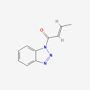 molecular formula C10H9N3O B2979697 1-Crotonoyl-1H-benzotriazole CAS No. 277754-02-6