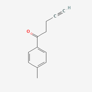 molecular formula C12H12O B2979726 1-(4-Methylphenyl)pent-4-yn-1-one CAS No. 1342438-41-8