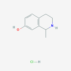molecular formula C10H14ClNO B2979796 1-Methyl-1,2,3,4-tetrahydroisoquinolin-7-ol hydrochloride CAS No. 2225146-38-1