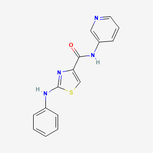 2-(phenylamino)-N-(pyridin-3-yl)thiazole-4-carboxamide