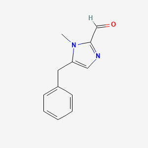 molecular formula C12H12N2O B2979828 5-Benzyl-1-methylimidazole-2-carbaldehyde CAS No. 2092746-30-8