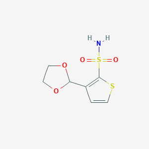 3-(1,3-Dioxolan-2-yl)thiophene-2-sulfonamide