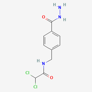 2,2-Dichloro-N-(4-hydrazinocarbonyl-benzyl)-acetamide