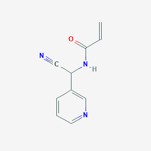 N-[Cyano(pyridin-3-yl)methyl]prop-2-enamide