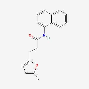 3-(5-methylfuran-2-yl)-N-(naphthalen-1-yl)propanamide