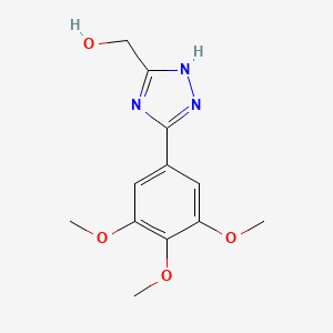 (5-(3,4,5-Trimethoxyphenyl)-1H-1,2,4-triazol-3-yl)methanol