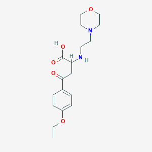 4-(4-Ethoxyphenyl)-2-((2-morpholinoethyl)amino)-4-oxobutanoic acid