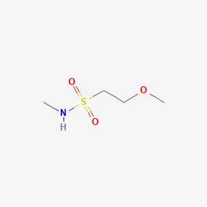 molecular formula C4H11NO3S B2979938 2-methoxy-N-methylethane-1-sulfonamide CAS No. 1247484-95-2