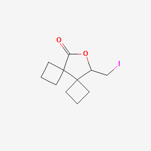 11-(Iodomethyl)-10-oxadispiro[3.0.3^{5}.3^{4}]undecan-9-one
