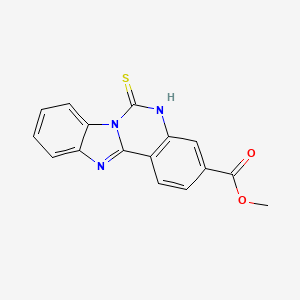 methyl 6-sulfanylidene-5H-benzimidazolo[1,2-c]quinazoline-3-carboxylate