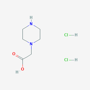 molecular formula C6H14Cl2N2O2 B2979993 2-(Piperazin-1-yl)acetic acid dihydrochloride CAS No. 496808-05-0