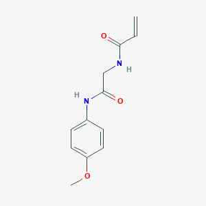 N-[2-(4-Methoxyanilino)-2-oxoethyl]prop-2-enamide