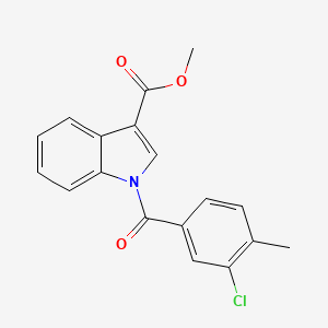 Methyl 1-(3-chloro-4-methylbenzoyl)-1H-indole-3-carboxylate