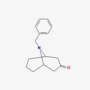 B2980061 9-Benzyl-9-azabicyclo[3.3.1]nonan-3-one CAS No. 2291-58-9; 2291-59-0
