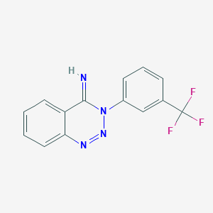 3-(3-(Trifluoromethyl)phenyl)-1,2,3-benzotriazin-4(3H)-imine